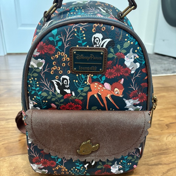 loungefly Handbags - Loungefly Disney Bambi Floral Backpack